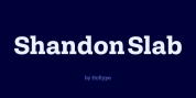 Shandon Slab font download