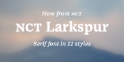 NCT Larkspur font download