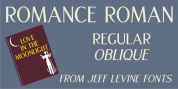 Romance Roman JNL font download