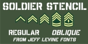 Soldier Stencil JNL font download