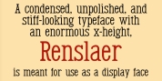 Renslaer font download