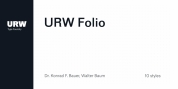 URW Folio font download