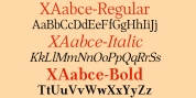 XAabced font download