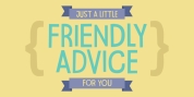 Friendly Advice font download