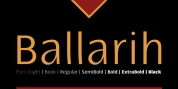Ballarih font download