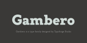 Gambero font download