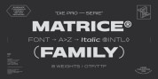 Matrice Sans font download