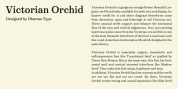 Victorian Orchid font download