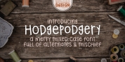 Hodgepodgery font download