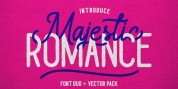Majestic Romance - Font Duo font download