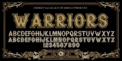 H74 Warriors font download