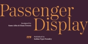 Passenger Display font download