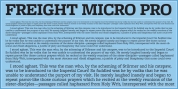 Freight Micro Pro font download