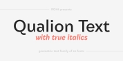 Qualion Text font download