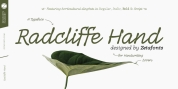 Radcliffe Hand font download