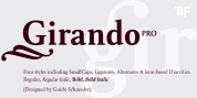 BF Girando Pro font download