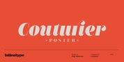 Couturier Poster font download