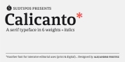 Calicanto font download