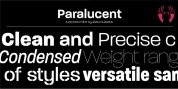 Paralucent font download