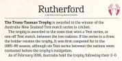Rutherford font download