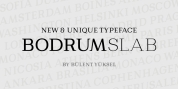 Bodrum Slab font download