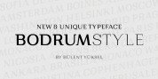 Bodrum Style font download