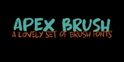 Apex Brush font download