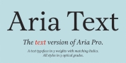 Aria Text font download