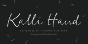 Kalli Hand font download