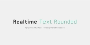 Realtime Text Rounded font download