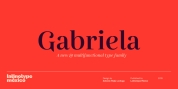 Gabriela font download
