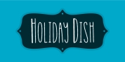 Holiday Dish font download