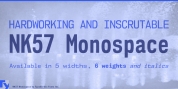 NK57 Monospace Condensed font download