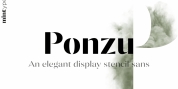 Ponzu font download
