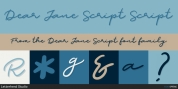 Dear Jane Script font download