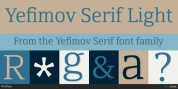 Yefimov Serif font download