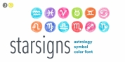 Starsigns Color font download