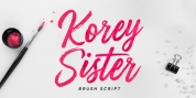 Korey Sister font download