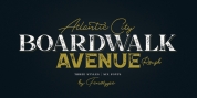 Boardwalk Avenue Rough font download