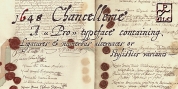 1648 Chancellerie font download