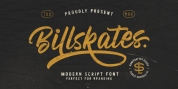 Billskates Script font download