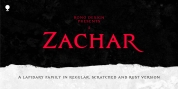 Zachar font download