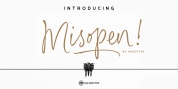 Misopen & Brobrq font download