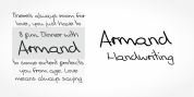 Armand Handwriting font download