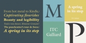 ITC Galliard font download