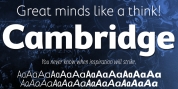 Cambridge font download