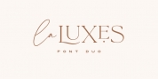 La Luxes font download