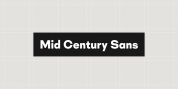 Mid Century Sans font download