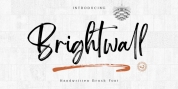 Brightwall font download