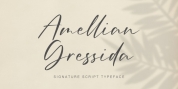Amellian Gressida font download